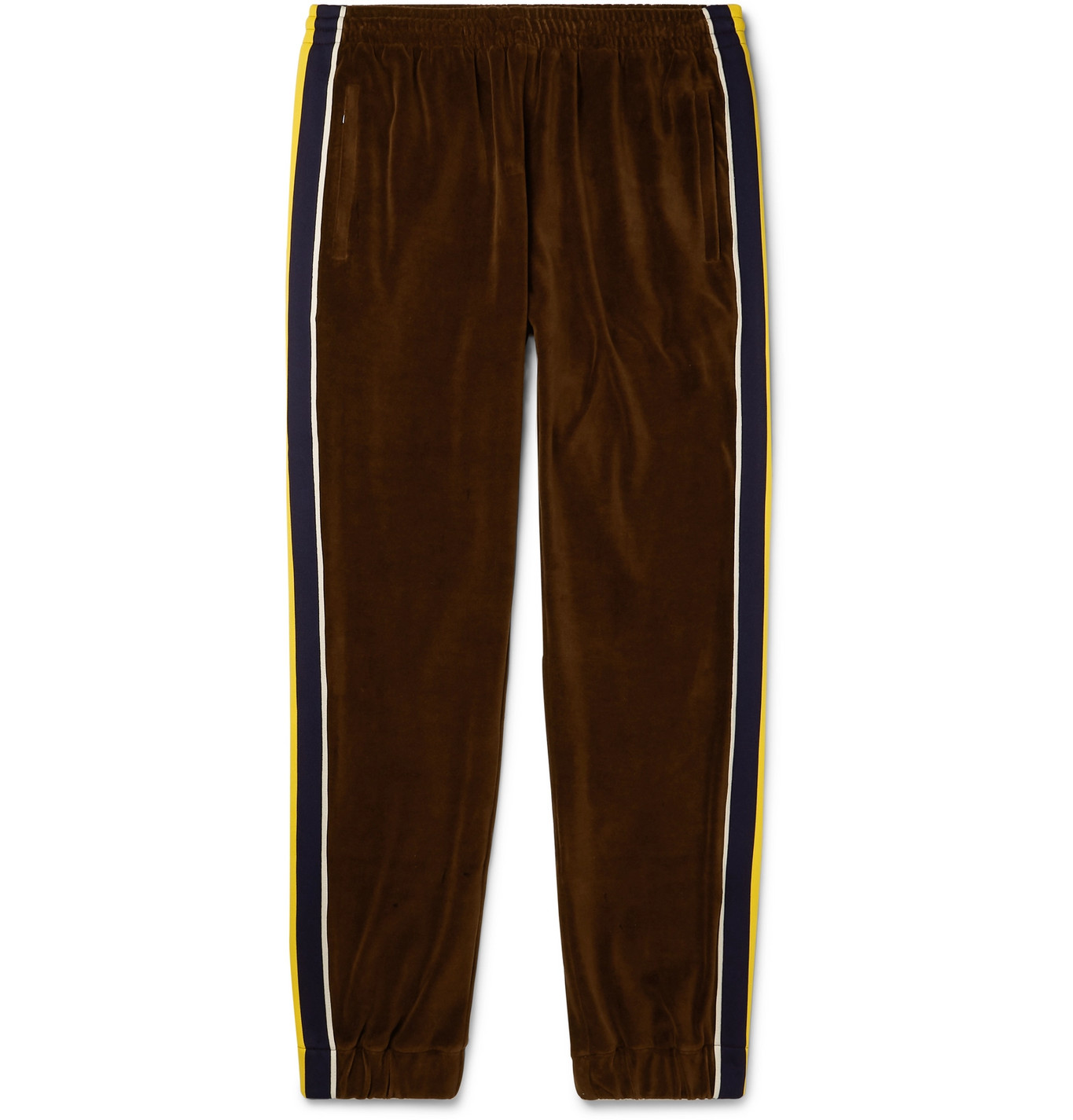 velvet track pants mens
