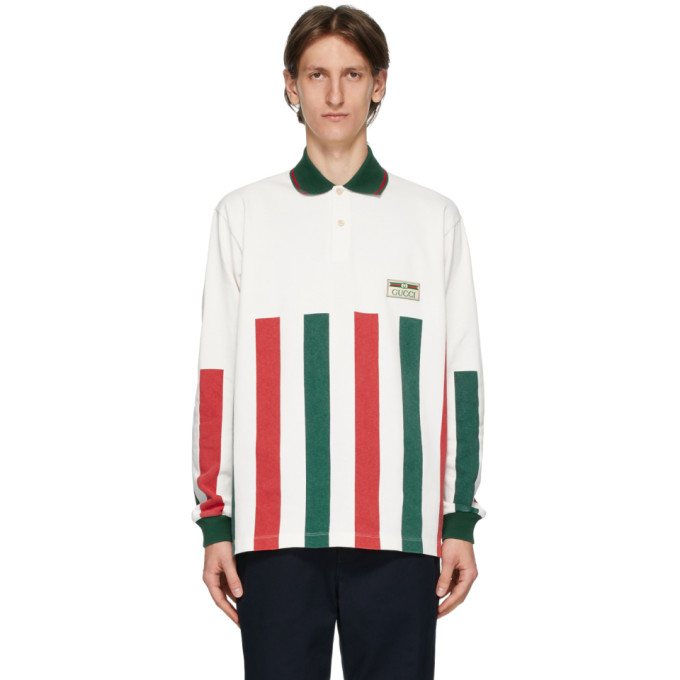 gucci web stripe polo shirt
