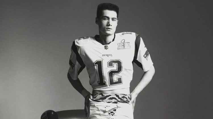 Game Spirit: Hao Channels His Inner Jock for WSJ. Magazine China