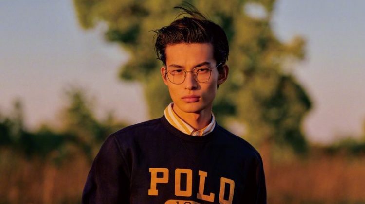 Huang Rocks Preppy Fashions for Elle China