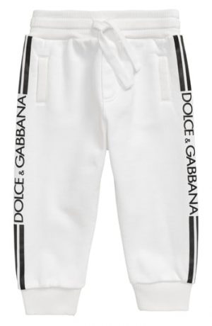 Infant Boy's Dolce & gabbana Logo Stripe Sweatpants Infant Boy's Dolce & gabbana Logo Stripe Sweatpants