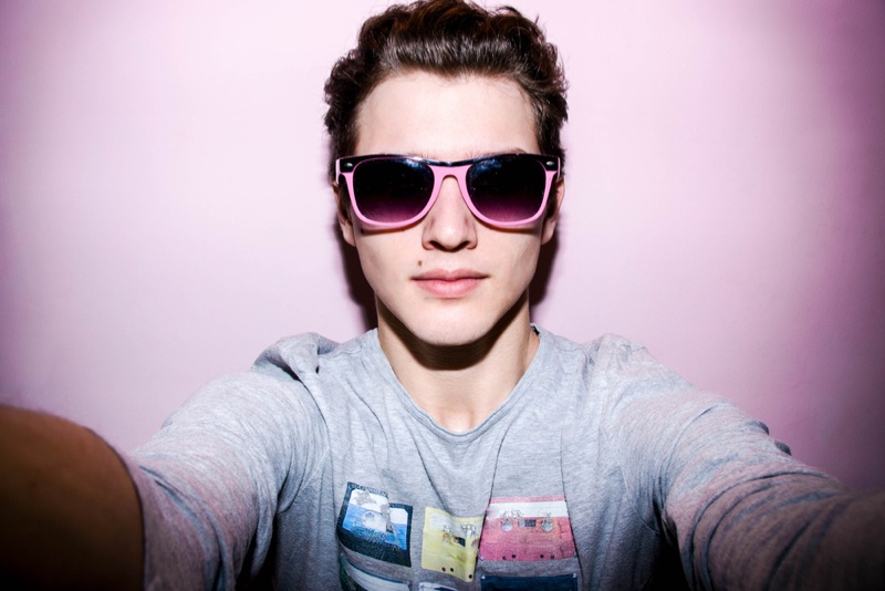 Pink Sunglasses Men