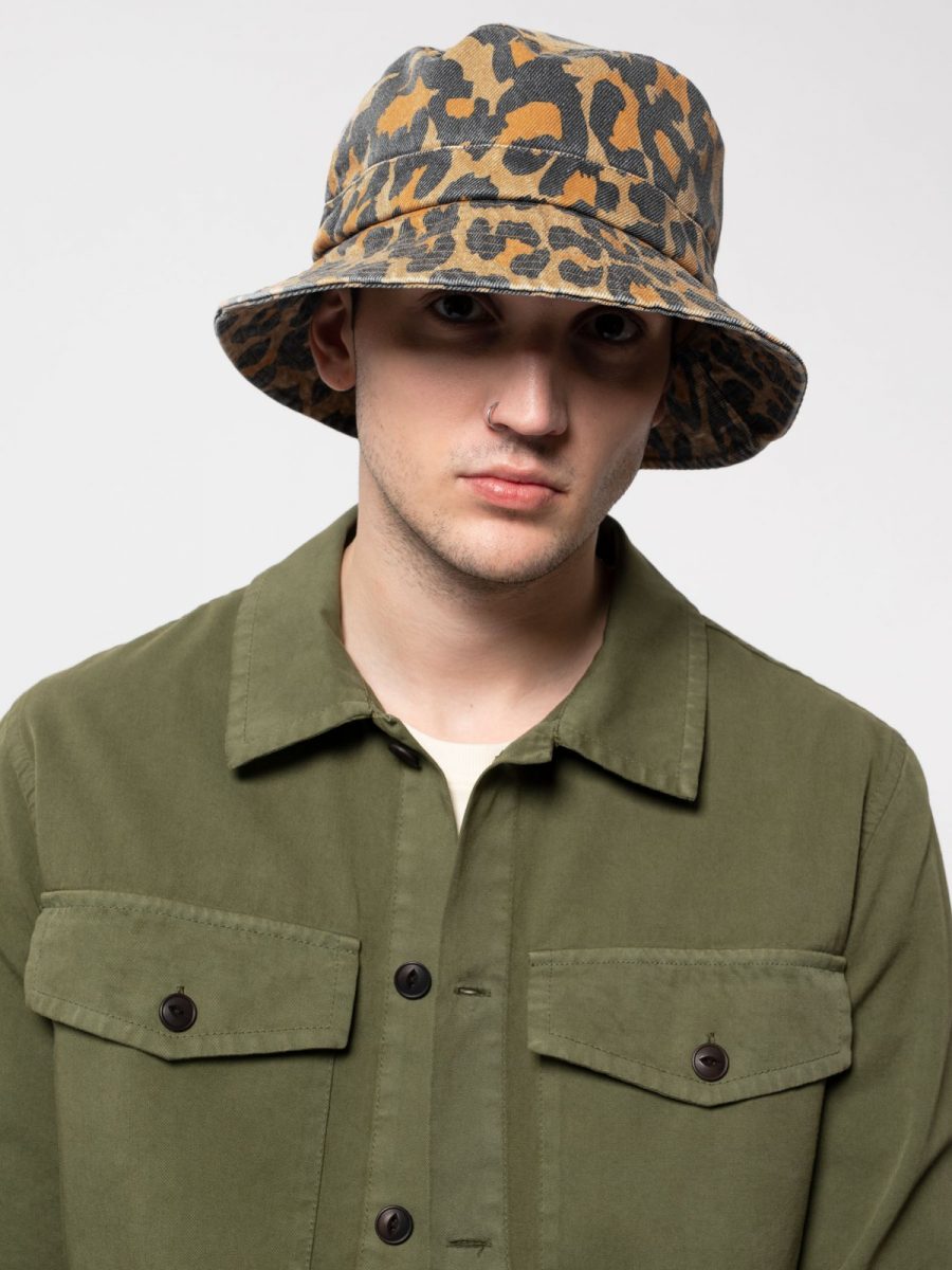 Martinsson-Safari-Hat-Leopard-Multi » Embrace Easy Summer Style with Nudie Jeans Martinsson-Safari-Hat-Leopard-Multi