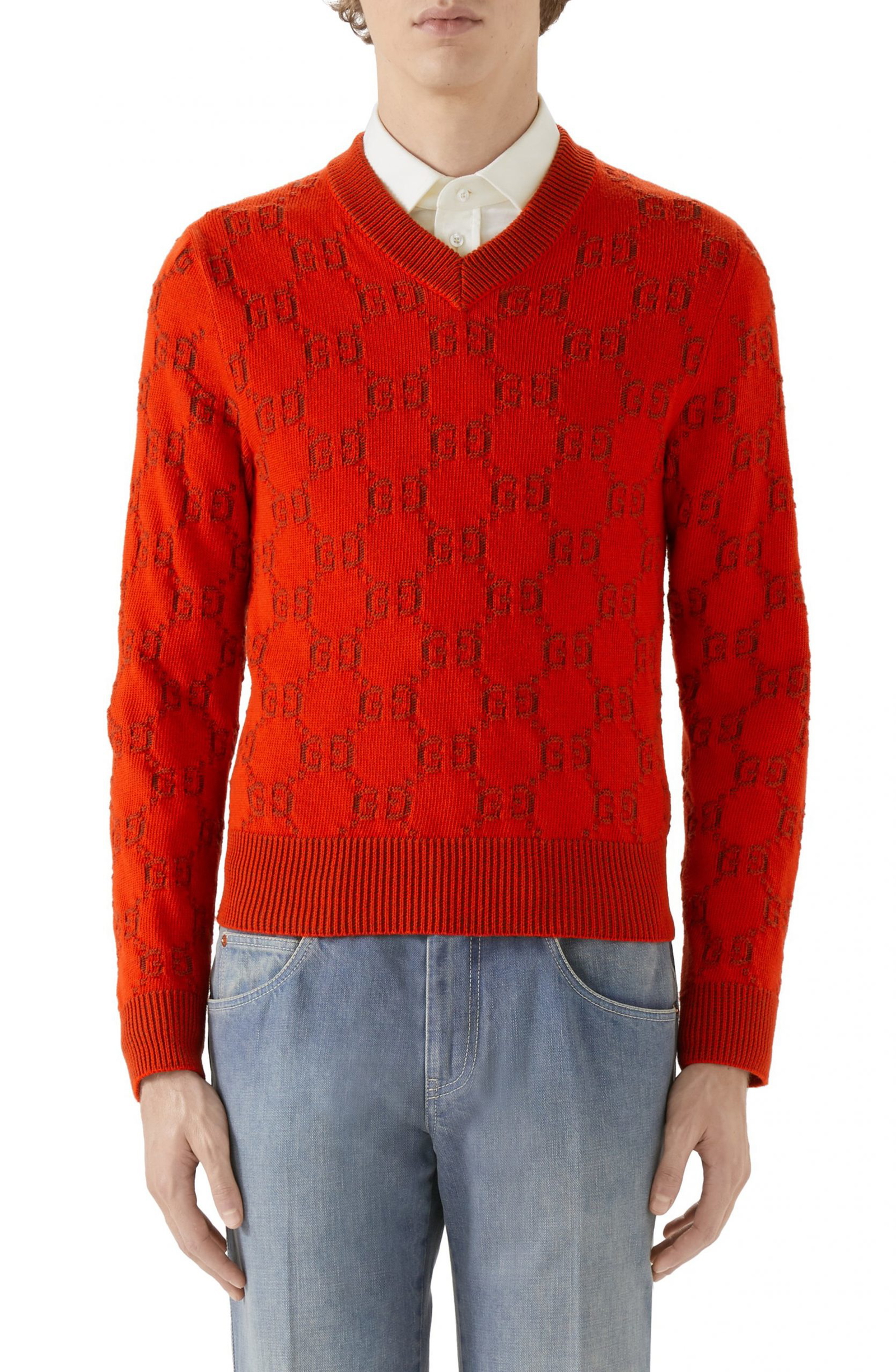 gucci sweater red
