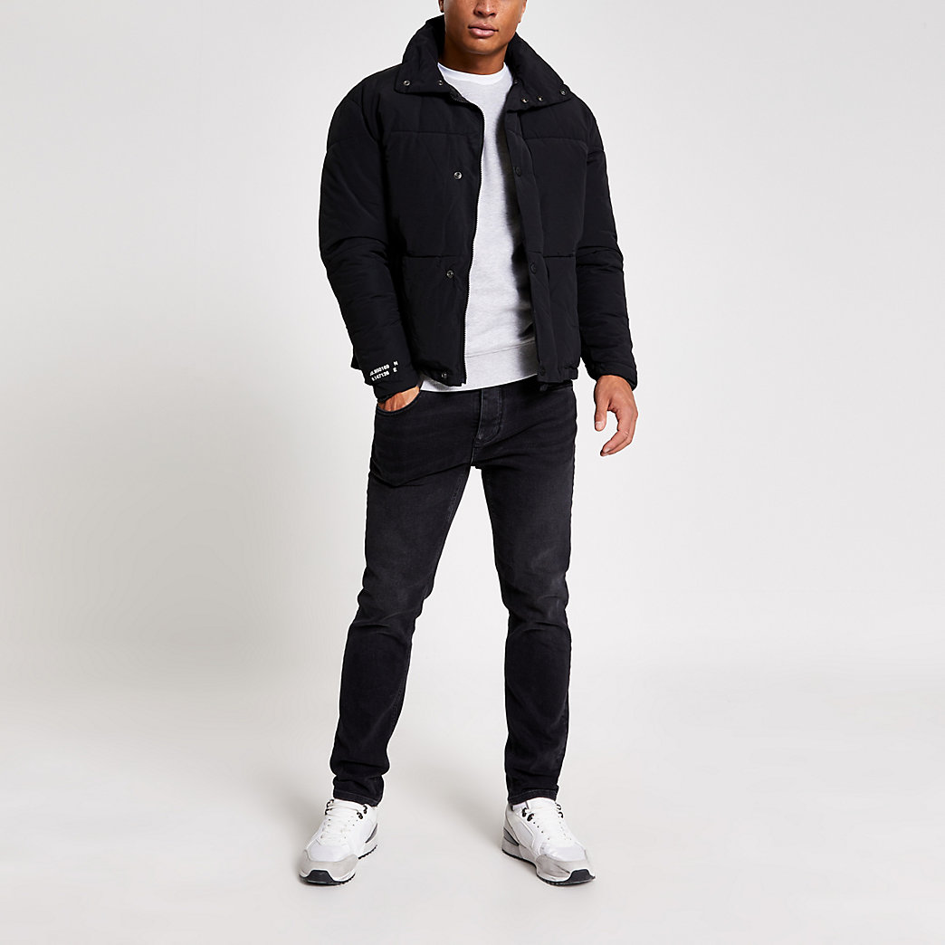 short puffer jacket mens