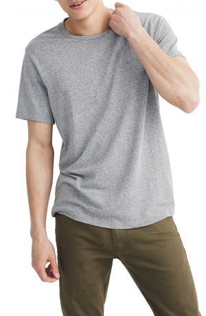Men's Madewell Garment Dyed Allday Crewneck T-Shirt, Size X-Small - Grey Men's Madewell Garment Dyed Allday Crewneck T-Shirt, Size X-Small - Grey