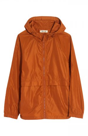 Men's Madewell Raincheck Packable Raincoat, Size Medium - Brown Men's Madewell Raincheck Packable Raincoat, Size Medium - Brown