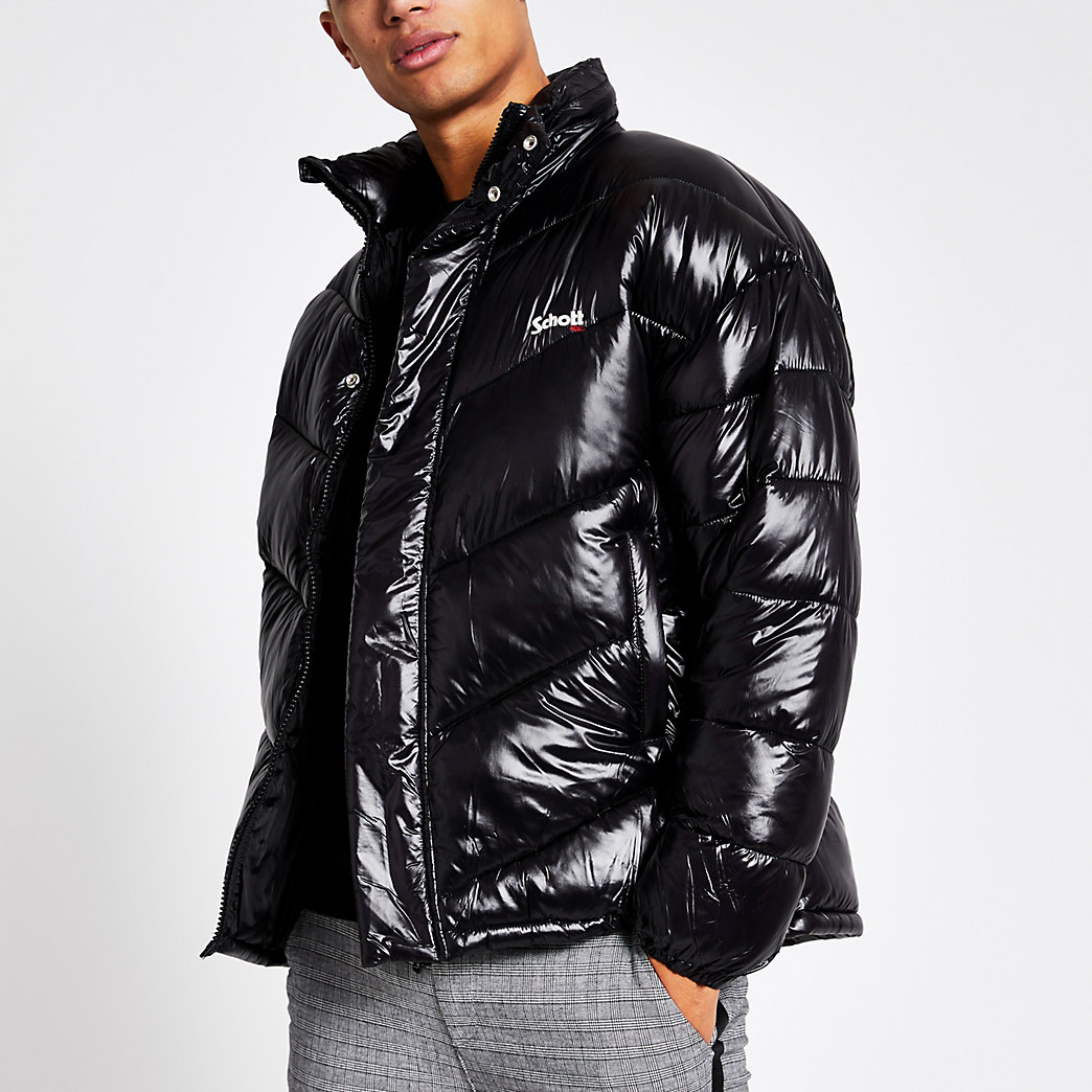 mens black nylon jacket
