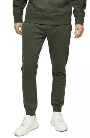 Men's Topman Dry Handle Skinny Fit Jogger Pants, Size X-Large - Green Men's Topman Dry Handle Skinny Fit Jogger Pants, Size X-Large - Green