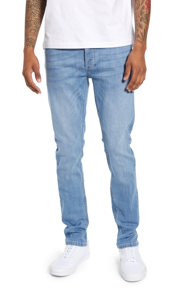 Men’s Topman Mason Skinny Fit Jeans, Size 30 x 32 - Blue | The Fashionisto