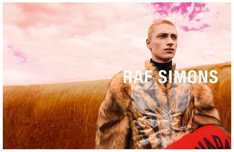 Lennert De Lathauwer fronts Raf Simons' fall-winter 2020 campaign.