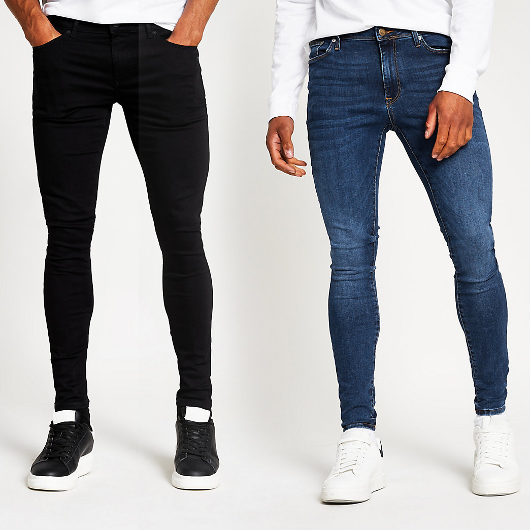 black spray on jeans mens