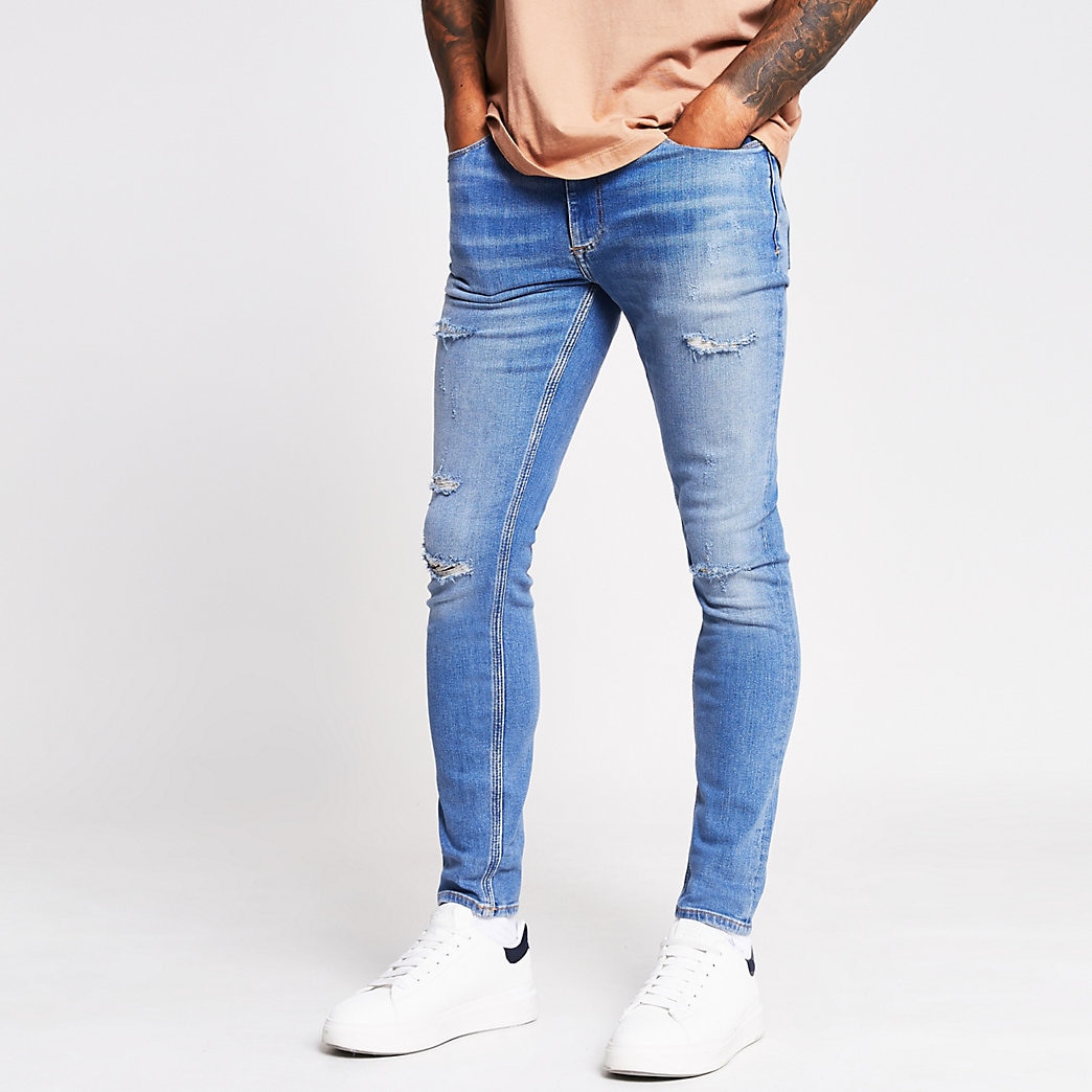 river island ripped jeans mens