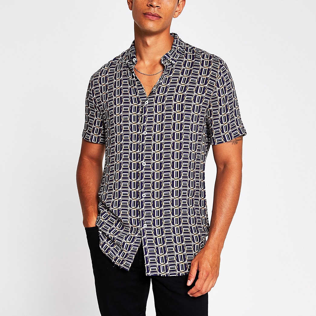 mens slim fit shirts river island