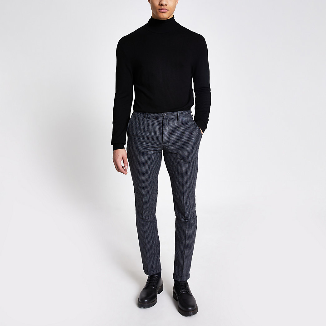 mens slim leg trousers