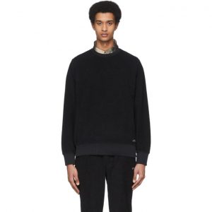 Saturdays NYC Black Terry Bowery Sweatshirt Saturdays NYC Black Terry Bowery Sweatshirt