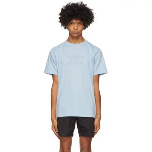 Saturdays NYC Blue Miller Black T-Shirt Saturdays NYC Blue Miller Black T-Shirt
