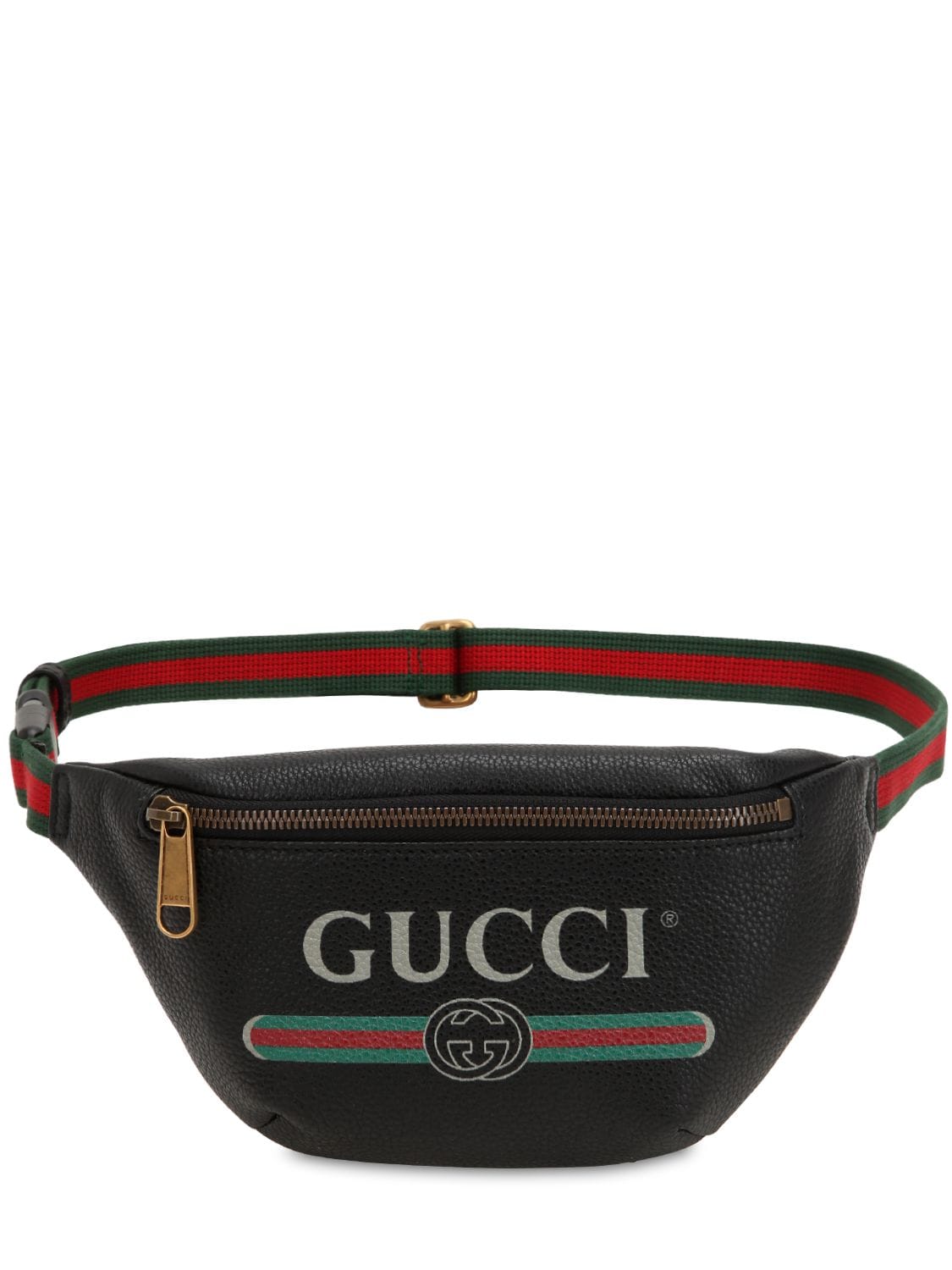 Small Gucci Print Leather Belt Bag | The Fashionisto