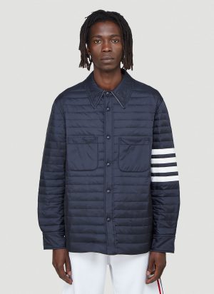 Thom Browne Quilted Jacket in Blue size JPN - 1 Thom Browne Quilted Jacket in Blue size JPN - 1