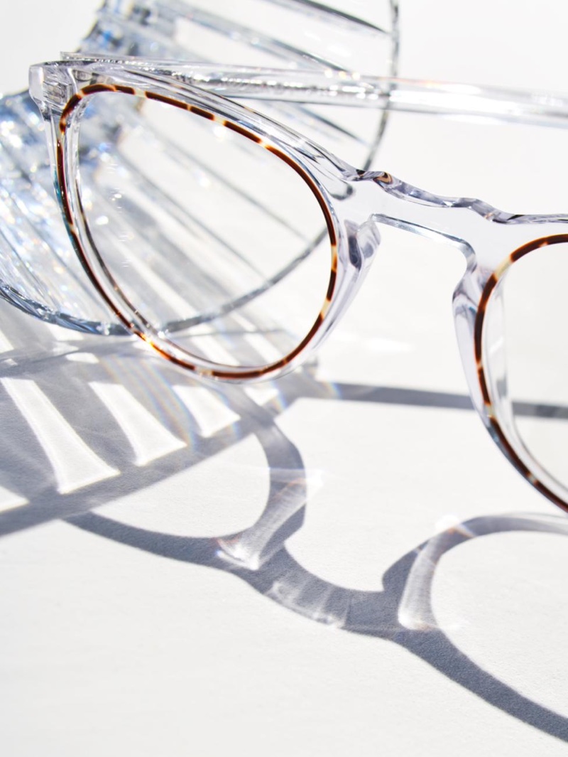 Haskell in Crystal with Maple » Warby Parker Makes a Case for Color with Concentric Collection Haskell in Crystal with Maple