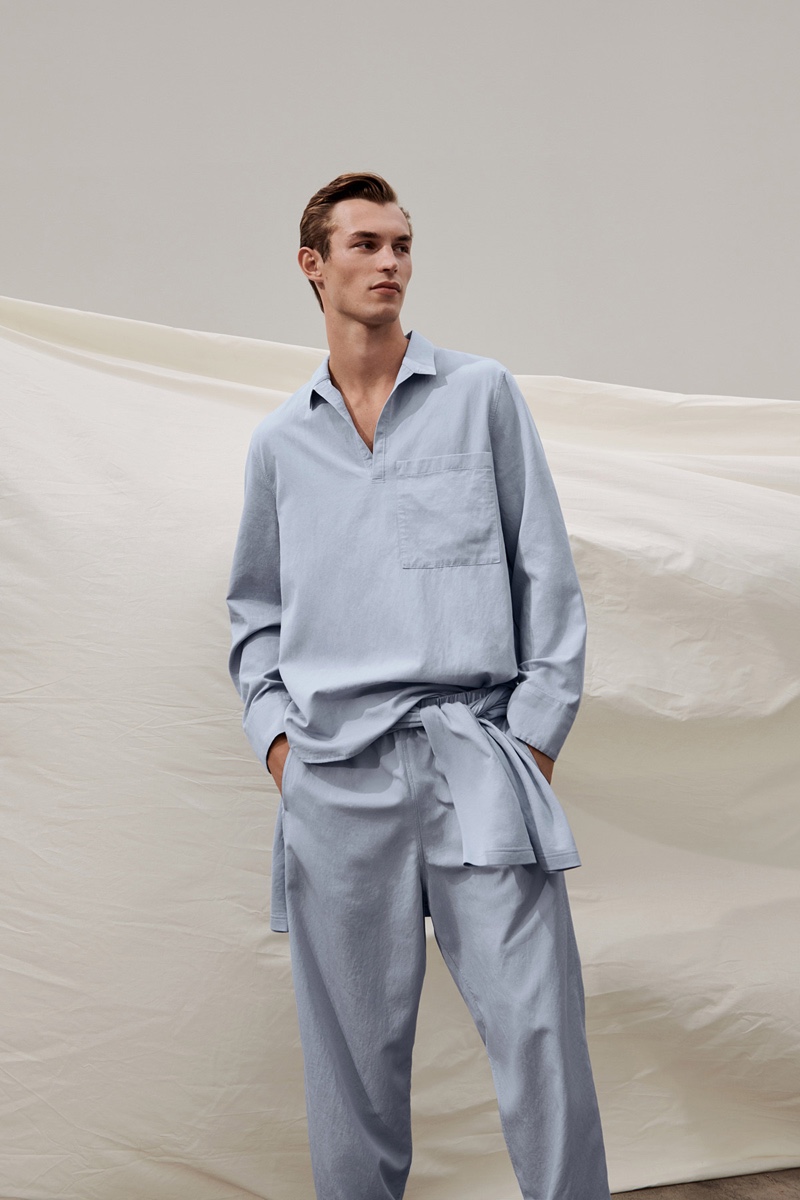 Summer is in the air as Kit Butler wears a comfortable, relaxed look from COS.