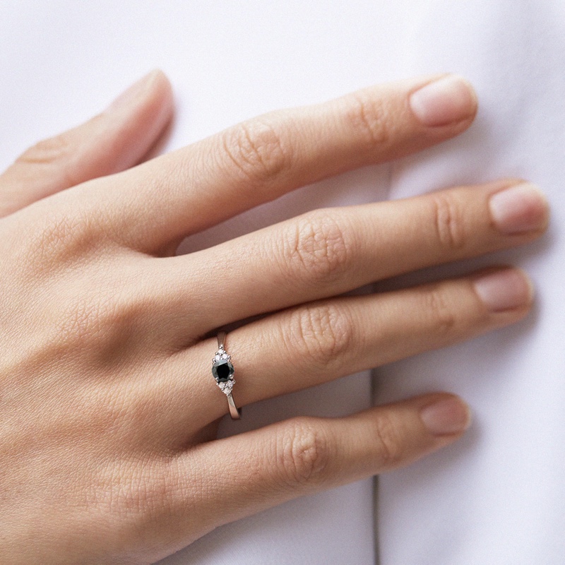 Black Diamond Ring Hand