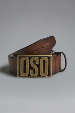 DSQUARED2 Men Belt Brown Size 36 100% Bovine leather Zama DSQUARED2 Men Belt Brown Size 36 100% Bovine leather Zama