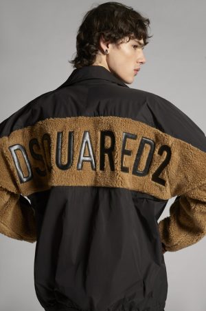 DSQUARED2 Men Kaban Black Size 46 100% Polyester DSQUARED2 Men Kaban Black Size 46 100% Polyester