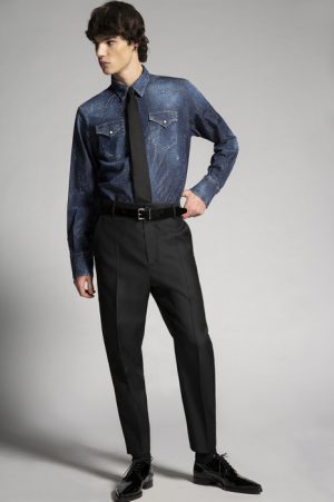 DSQUARED2 Men Pants Black Size 40 65% Virgin Wool 35% Silk DSQUARED2 Men Pants Black Size 40 65% Virgin Wool 35% Silk