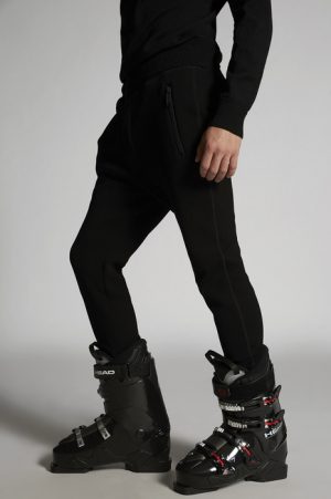 DSQUARED2 Men Pants Black Size M 95% Viscose 5% Elastane DSQUARED2 Men Pants Black Size M 95% Viscose 5% Elastane