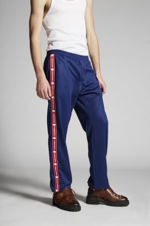 DSQUARED2 Men Pants Blue Size L 50% Cotton 50% Polyester DSQUARED2 Men Pants Blue Size L 50% Cotton 50% Polyester