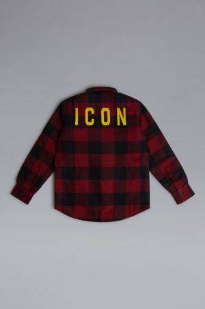 DSQUARED2 Men Shirt Red Size 4 47% Wool 40% Polyester 8% Acrylic 4% Polyamide 1% Cotton DSQUARED2 Men Shirt Red Size 4 47% Wool 40% Polyester 8% Acrylic 4% Polyamide 1% Cotton