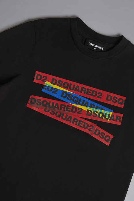 dsquared2 t shirt black and red