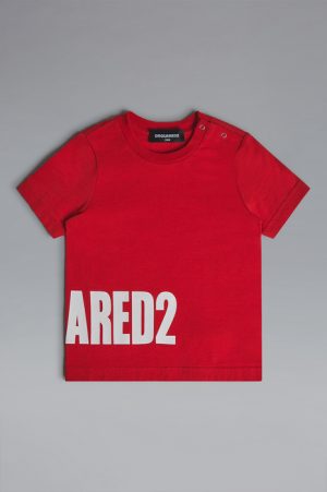 DSQUARED2 Men Short sleeve t-shirt Red Size 9-12 100% Cotton DSQUARED2 Men Short sleeve t-shirt Red Size 9-12 100% Cotton