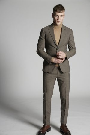 DSQUARED2 Men Suit Dark brown Size 40 99% Virgin Wool 1% Elastane DSQUARED2 Men Suit Dark brown Size 40 99% Virgin Wool 1% Elastane