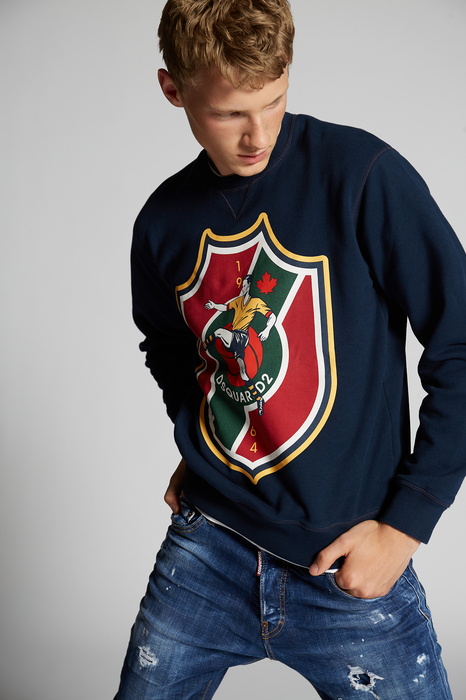 dsquared blue sweatshirt
