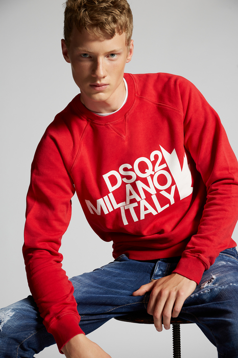 black and red dsquared sweatshirt