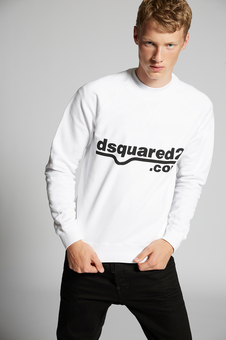 dsquared2 sweatshirt white