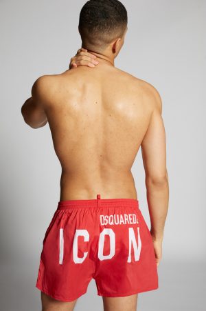 DSQUARED2 Men Swimming trunks Red Size 28 90% Polyamide 10% Elastane DSQUARED2 Men Swimming trunks Red Size 28 90% Polyamide 10% Elastane