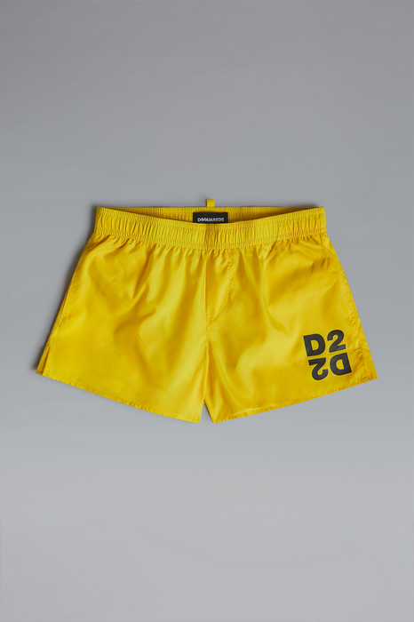 DSQUARED2 Men Swimming trunks Yellow Size 8 100% Polyester | The ...