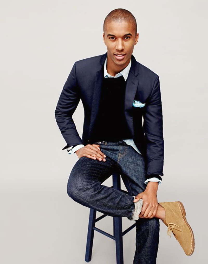 Chukka Boots Outfit Business Casual J.Crew Jeans Sweater Button-down Shirt Blazer » Chukka Boots: The Timeless Footwear Essential Chukka Boots Outfit Business Casual J.Crew Jeans Sweater Button-down Shirt Blazer