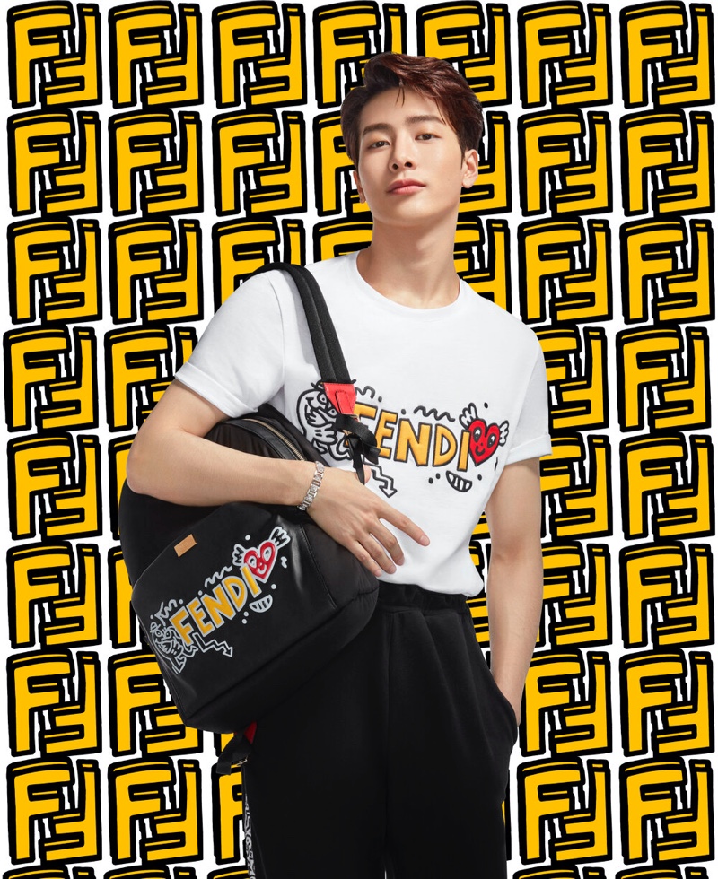 FENDI TEAM WANG JACKSON WANG Tシャツ　カットソー