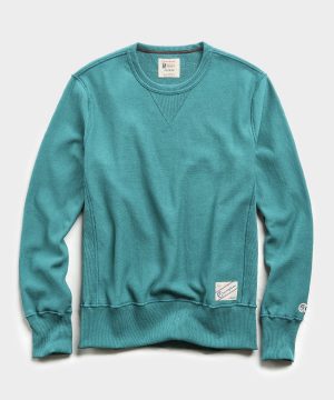 Lightweight Reverse Weave Crew in Artichoke Lightweight Reverse Weave Crew in Artichoke