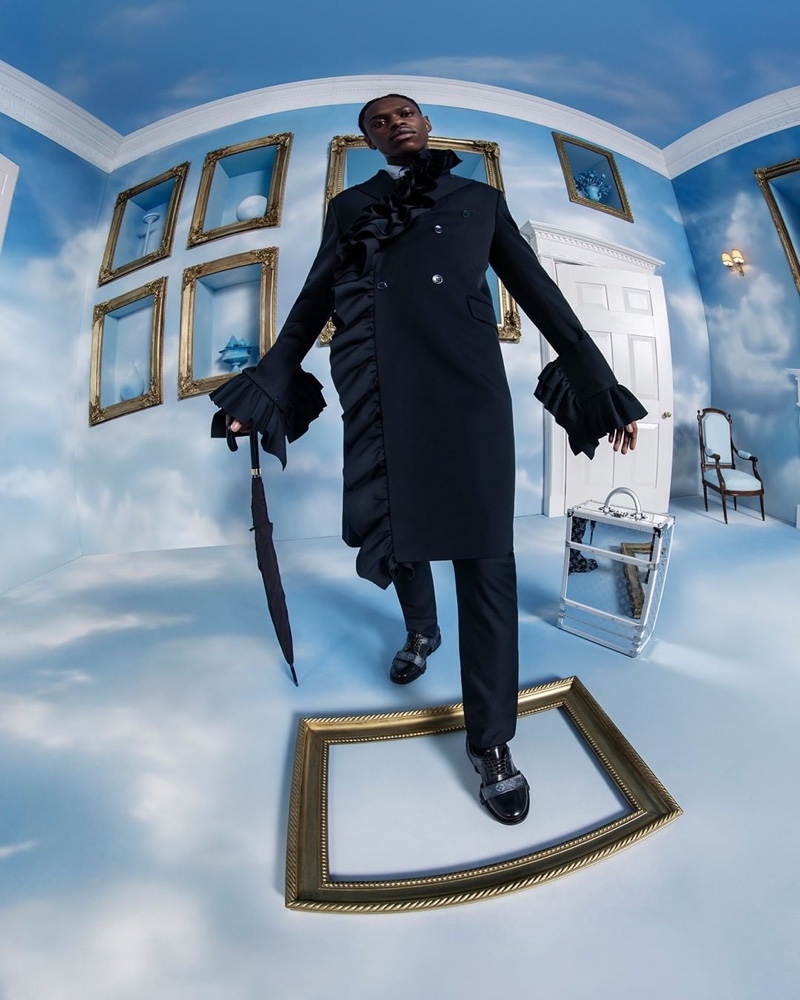 Michael Ward and Ottawa Kwami Take Centre Stage In Surreal Louis Vuitton  F/W 20 Campaign – GUAP – The Home Of Emerging Creatives