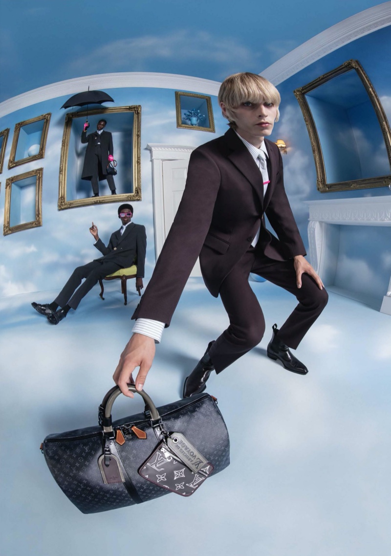 Louis Vuitton enlists model Senne Pluym as one of its stars for its fall-winter 2020 campaign.