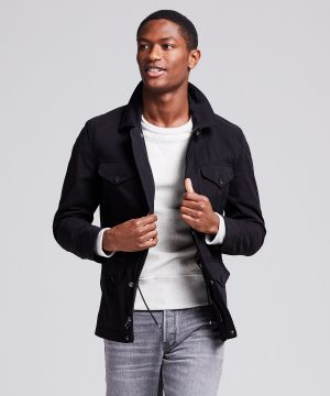 Made in New York Desert Four Pocket Jacket in Black Made in New York Desert Four Pocket Jacket in Black