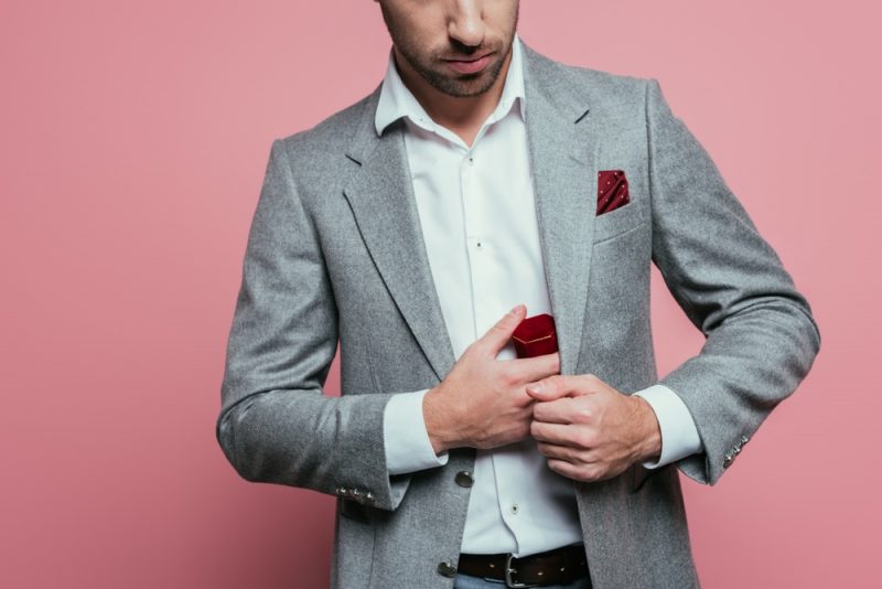 Man with Ring Box