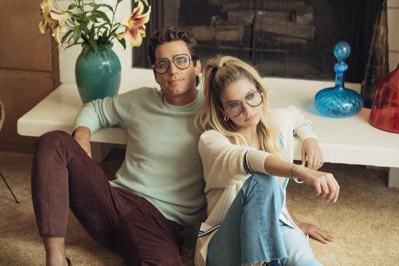 Matt Bomer and Ashley Benson wears Privé Revaux Conrads Blue Light glasses.