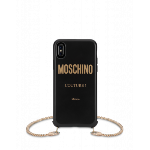 Moschino Couture Iphone X / Xs Cover With Chain Moschino Couture Iphone X / Xs Cover With Chain