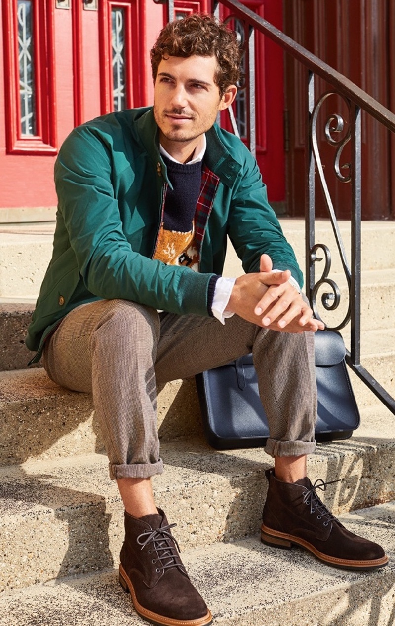 Chukka Boots Outfit Trousers Harrington Jacket » Chukka Boots: The Timeless Footwear Essential Chukka Boots Outfit Trousers Harrington Jacket